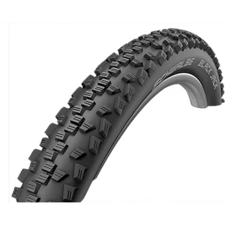 SCHWALBE PNEU VTT 26X1.90 TR BLACK JACK TT NOIR (47-559) 1 SCHWALBE PNEU VTT 26X1.90 TR BLACK JACK TT NOIR (47-559)