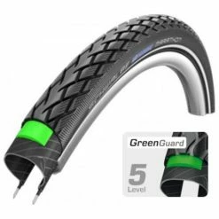SCHWALBE Pneu Route Marathon 27.5x1.65 Ou 650x42B 1/2B Greenguard Level5