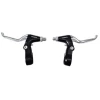 OPTIMIZ LEVIER FREIN VELO VTT V-BRAKE 3 DOIGTS ALU NOIR (PR)