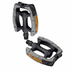 OPTIMIZ PEDALE CITY / URBAIN RESINE CAGE KRATON GRIS NOIRE