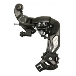 SAIGUAN Derailleur VTT Arrière 8V. Noir Grande Chape (compatible Shimano Jusqu'à 30 Dts)