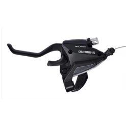 SHIMANO LEVIER / MANETTE VTT 3V GAUCHE STEF500 V-BRAKE NOIR 2 DOIGTS