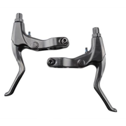 CLARKS LEVIER FREIN VELO VTT V-BRAKE 2 DOIGTS ALU NOIR (PR)