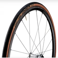 DELI PNEU ROUTE 700X25 TS CONZETA ANTI CREVAISON NOIR / MARRON TAN SA-249 (25-622)