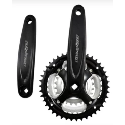 ARGOS PEDALIER VTT TRIPLE 42-34-24D L170 ALU STRONG 9V NOIR (AXE CARRE 113)