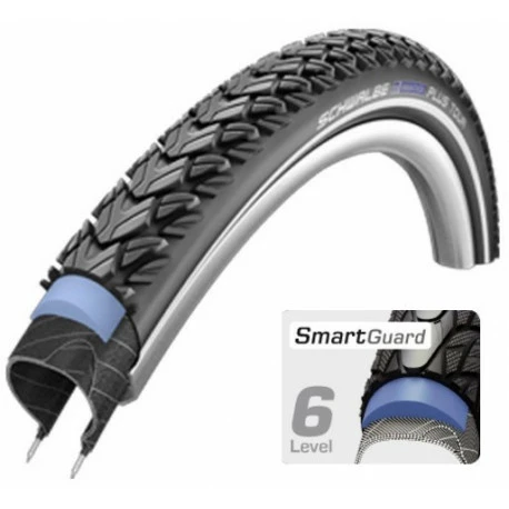 SCHWALBE Pneu Mixte Route VTC 28x1,60 Marathon Plus TOUR 700x40 Endurance Level6 1 SCHWALBE Pneu Mixte Route VTC 28x1,60 Marathon Plus TOUR 700x40 Endurance Level6